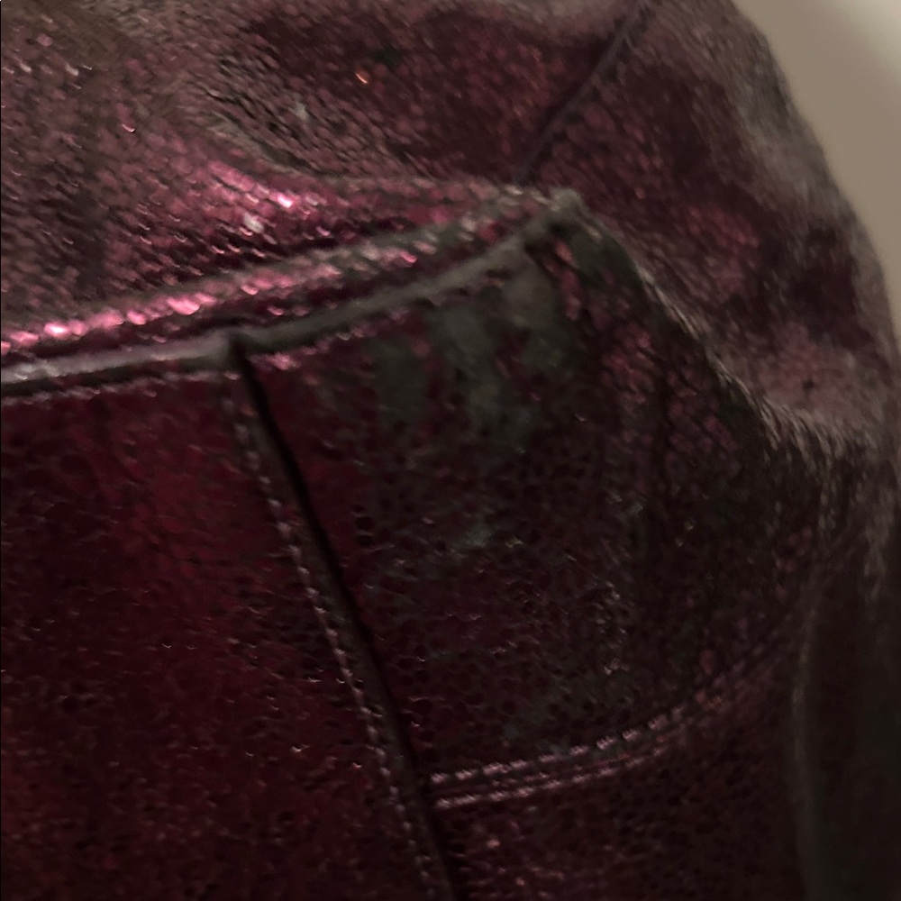 Coach Shimmering Purple Tote - Picture 11 of 16
